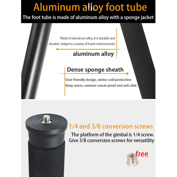 BEXIN P308D Soporte monopié de aleación de aluminio para cámara DSLR portátil de viaje al aire libre, P308D