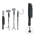 BEXIN P308 Soporte monopié de aleación de aluminio para cámara DSLR portátil de viaje al aire libre, P308