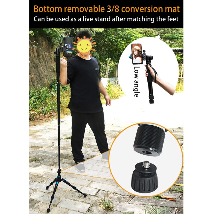 BEXIN P308B Soporte monopié de aleación de aluminio para cámara DSLR portátil de viaje al aire libre, P308B