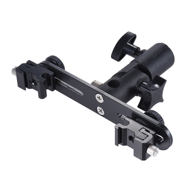 Soporte de flash de zapata doble, Double Hot Bracket