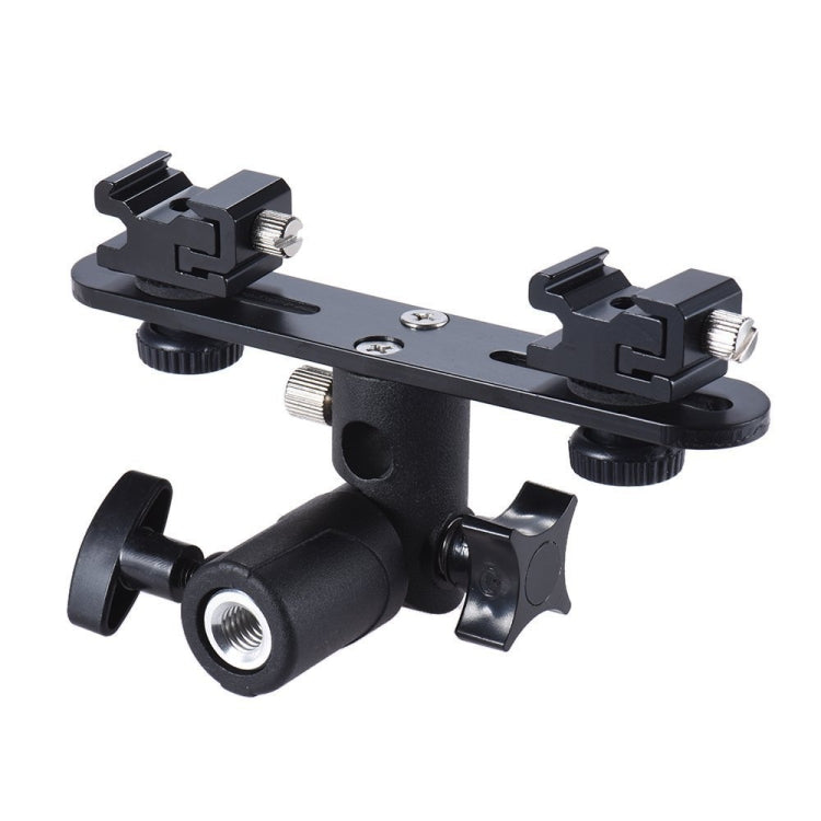 Soporte de flash de zapata doble, Double Hot Bracket