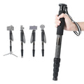 BEXIN P285-C Soporte monopié de fibra de carbono para cámara DSLR portátil de viaje al aire libre, P285-C