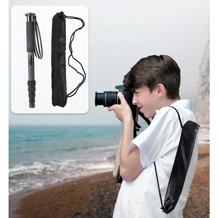 BEXIN P285-C Soporte monopié de fibra de carbono para cámara DSLR portátil de viaje al aire libre, P285-C