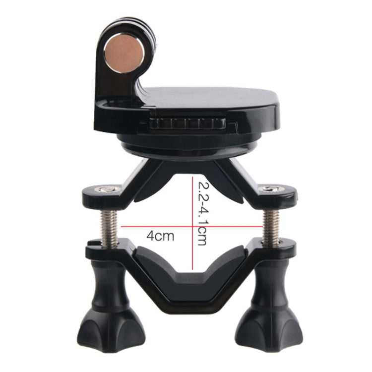 GP433 Soporte para manillar de bicicleta y motocicleta para GoPro Hero11 Black / HERO10 Black /9 Black /8 Black /7/6/5/5 Session /4 Session /4/3+ /3/2/1, DJI Osmo Action y otras cámaras de acción, GP433