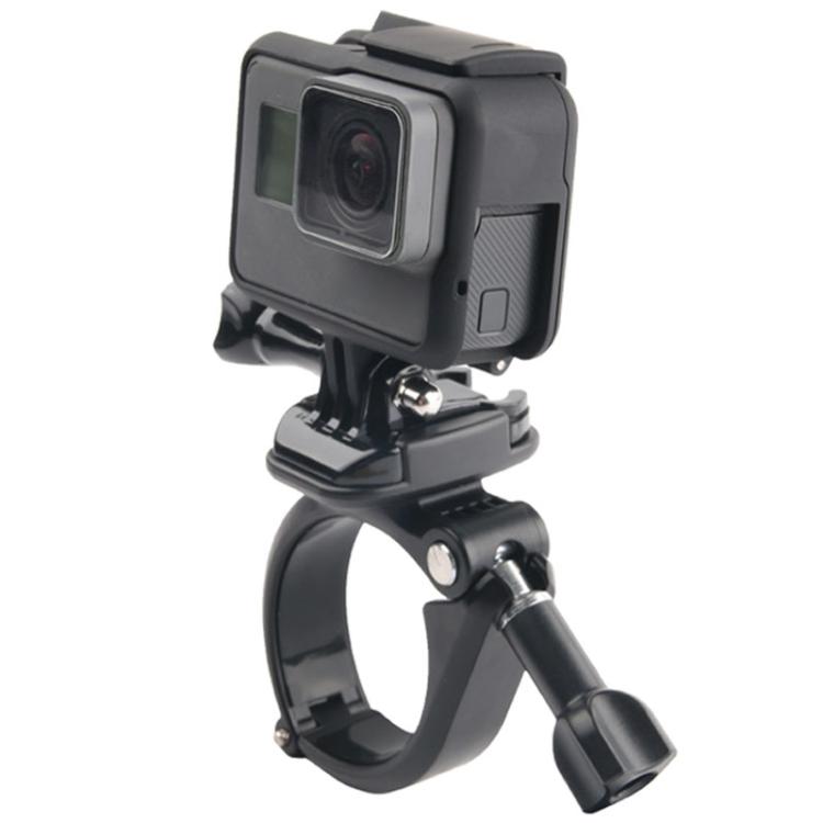 GP434 Soporte de fijación para manillar de bicicleta y motocicleta de gran tamaño para GoPro Hero11 Black / HERO10 Black /9 Black /8 Black /7/6/5/5 Session /4 Session /4/3+ /3/2/1, DJI Osmo Action y otrosCámaras de acción, GP434