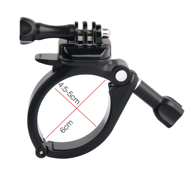 GP434 Soporte de fijación para manillar de bicicleta y motocicleta de gran tamaño para GoPro Hero11 Black / HERO10 Black /9 Black /8 Black /7/6/5/5 Session /4 Session /4/3+ /3/2/1, DJI Osmo Action y otrosCámaras de acción, GP434