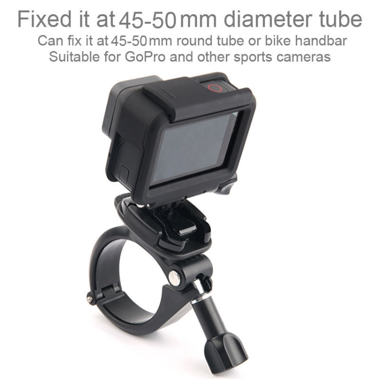 GP434 Soporte de fijación para manillar de bicicleta y motocicleta de gran tamaño para GoPro Hero11 Black / HERO10 Black /9 Black /8 Black /7/6/5/5 Session /4 Session /4/3+ /3/2/1, DJI Osmo Action y otrosCámaras de acción, GP434