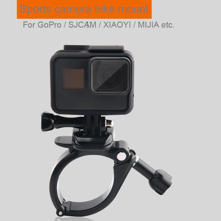 GP434 Soporte de fijación para manillar de bicicleta y motocicleta de gran tamaño para GoPro Hero11 Black / HERO10 Black /9 Black /8 Black /7/6/5/5 Session /4 Session /4/3+ /3/2/1, DJI Osmo Action y otrosCámaras de acción, GP434