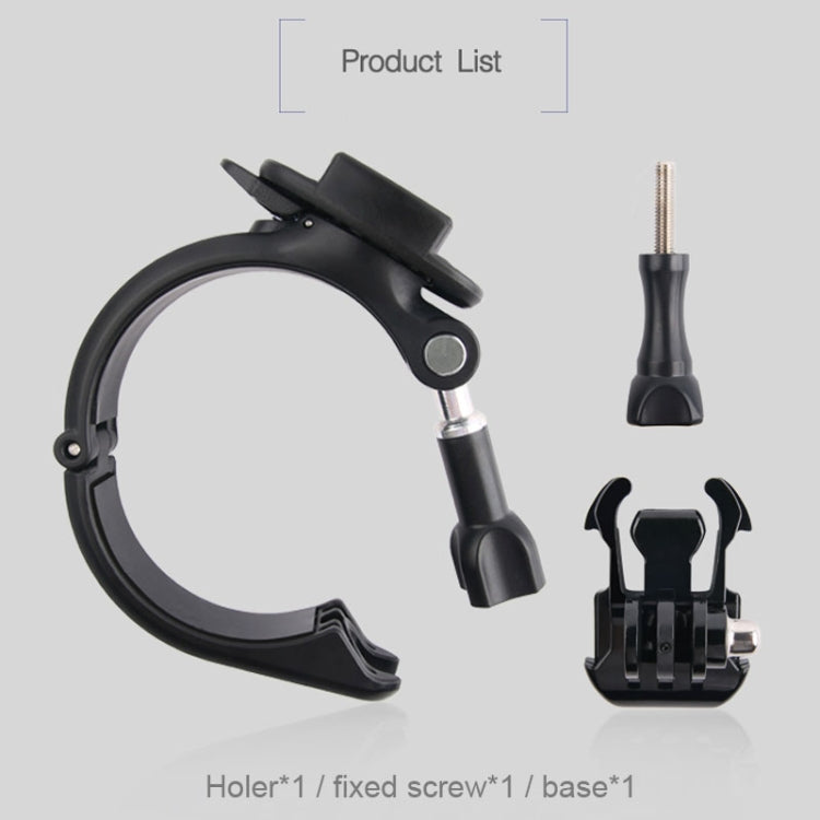 GP434 Soporte de fijación para manillar de bicicleta y motocicleta de gran tamaño para GoPro Hero11 Black / HERO10 Black /9 Black /8 Black /7/6/5/5 Session /4 Session /4/3+ /3/2/1, DJI Osmo Action y otrosCámaras de acción, GP434