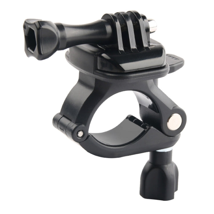 GP435 Soporte de fijación para manillar de bicicleta y motocicleta de tamaño pequeño para GoPro Hero11 Black / HERO10 Black /9 Black /8 Black /7/6/5/5 Session /4 Session /4/3+ /3/2/1, DJI Osmo Action y otrosCámaras de acción, GP435