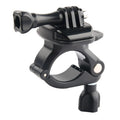 GP435 Soporte de fijación para manillar de bicicleta y motocicleta de tamaño pequeño para GoPro Hero11 Black / HERO10 Black /9 Black /8 Black /7/6/5/5 Session /4 Session /4/3+ /3/2/1, DJI Osmo Action y otrosCámaras de acción, GP435