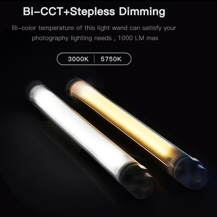 LUXCeO P7 Luz de relleno LED de mano resistente al agua con luz LED para fotografía y temperatura de doble Color con Control remoto, P7