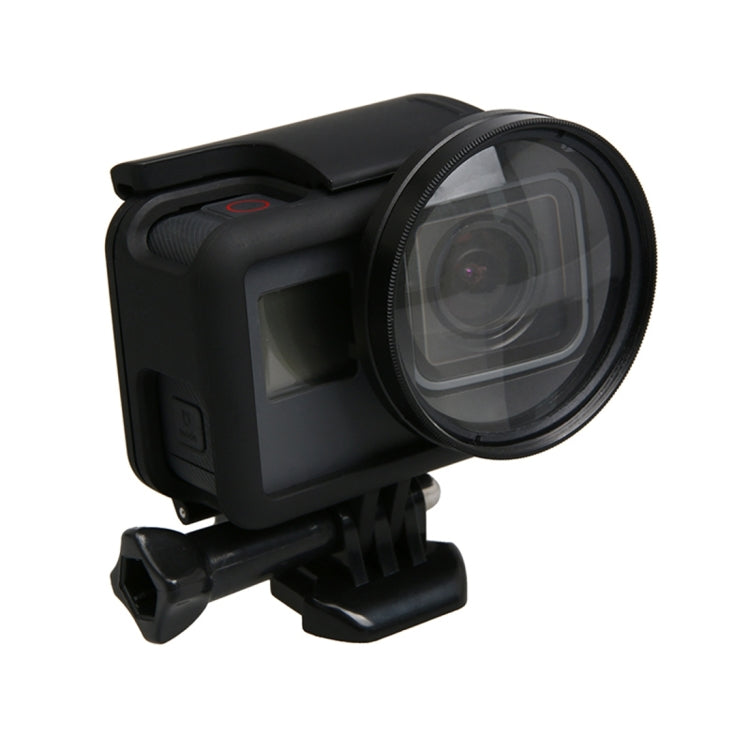 Para GoPro HERO5 Cámara de acción deportiva Filtro de primer plano de lente macro profesional de 52 mm 10X