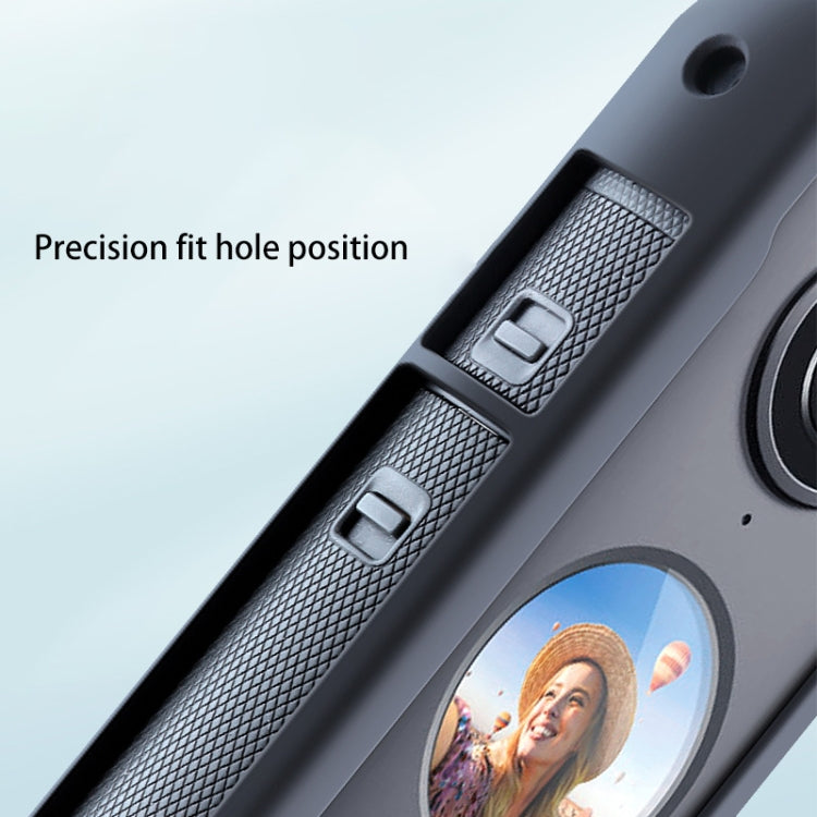 Jaula de montaje de marco protector de plástico para PC con adaptador de Base de trípode para Insta360 One X2, For Insta360 One X2