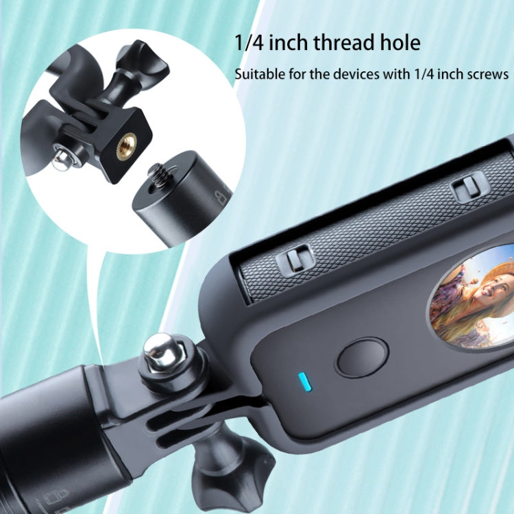 Jaula de montaje de marco protector de plástico para PC con adaptador de Base de trípode para Insta360 One X2, For Insta360 One X2