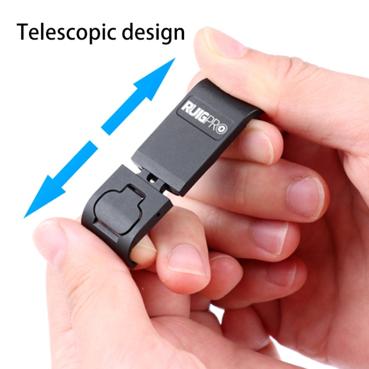 Cubierta de interfaz lateral de batería de aleación de aluminio RUIGPRO para GoPro HERO10 Black / HERO9 Black, Aluminum Alloy Side Cover