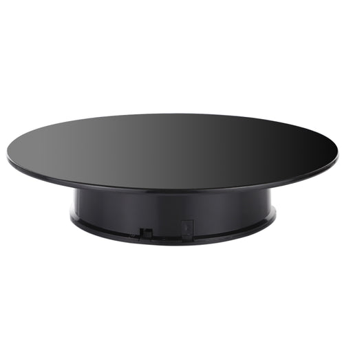 25 cm 360 grados espejo giratorio eléctrico superficie giratoria soporte de exhibición accesorios de grabación de vídeo placa giratoria para fotografía, carga 3 kg, alimentado por batería, 25cm Mirror/Powered by Battery(B)                              ...