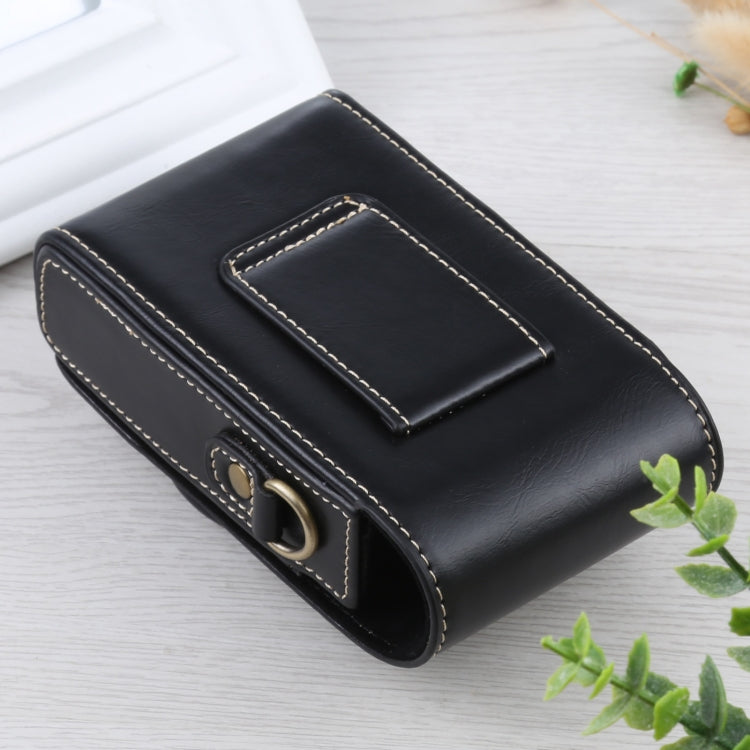 Funda de cuero PU con tapa vertical para cámara de cuerpo completo con correa para Ricoh GR III / GRII, Sony ZV-1 / DSC-RX100M7 / RX100M6 / RX100M5 / RX100M2, For Ricoh GR III