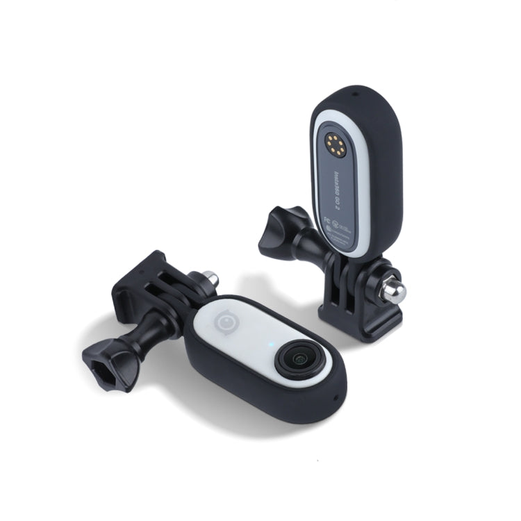 Jaula de montaje de marco protector de plástico con adaptador de base de trípode para Insta360 GO 2, For Insta360 GO 2