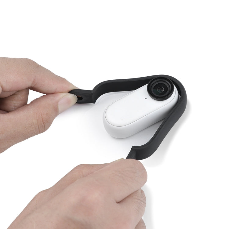 Jaula de montaje de marco protector de plástico con adaptador de base de trípode para Insta360 GO 2, For Insta360 GO 2