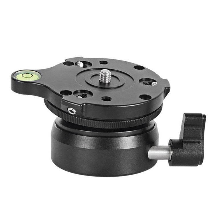 BEXIN DY-60N Trípode profesional con cúpula de rosca de 3/8 pulgadas, nivelación, base de cabeza panorámica de 360 grados con nivel de burbuja y adaptador de tornillo de 3/8 pulgadas, DY-60N 3/8 inch