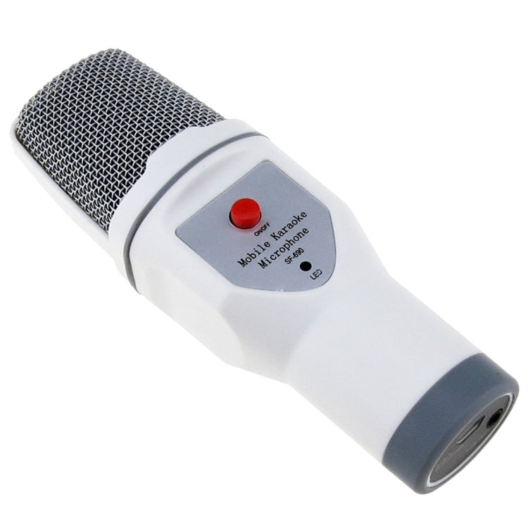 Micrófono condensador de grabación de Karaoke para teléfono móvil SF-690, micrófono condensador de Chat en vivo profesional para Karaoke