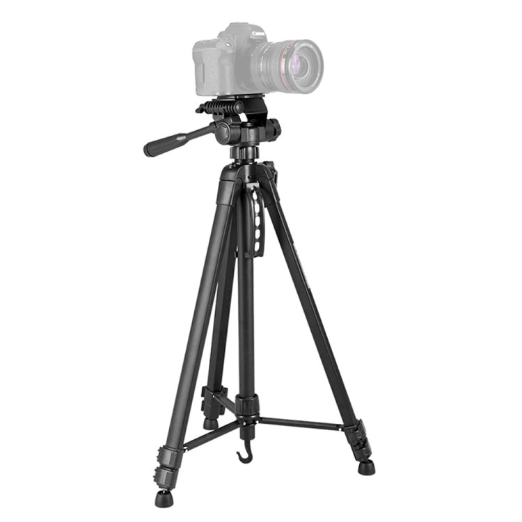 WeiFeng WT-3560 Patas plegables de 3 secciones Transmisión en vivo Soporte para trípode de aleación de aluminio, WT-3560