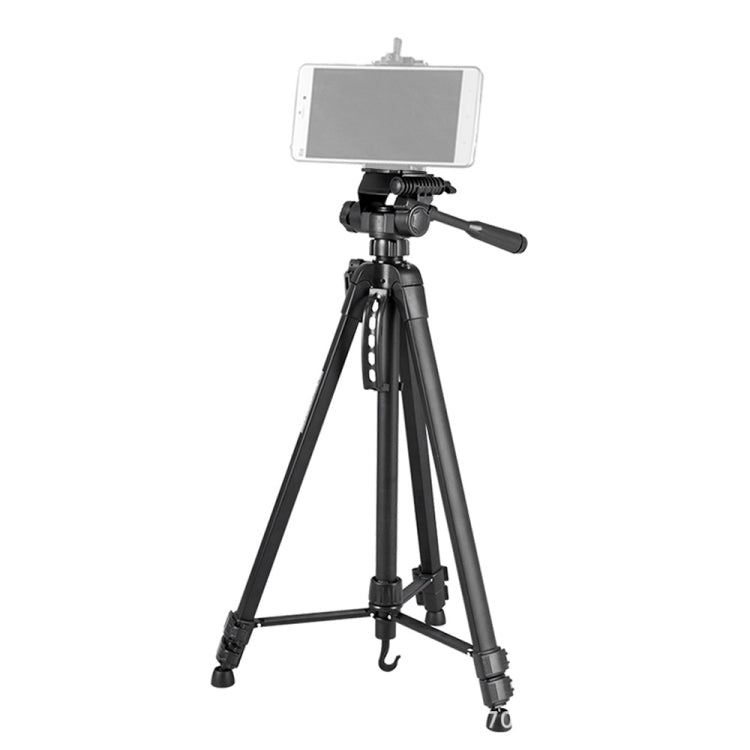 WeiFeng WT-3560 Patas plegables de 3 secciones Transmisión en vivo Soporte para trípode de aleación de aluminio, WT-3560