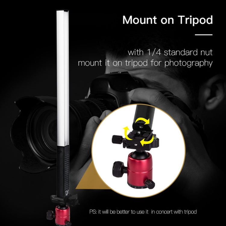LUXCeO Q508A 8 colores foto LED Stick Video luz impermeable de mano LED Luz de relleno Flash lámpara de iluminación con Control remoto, Q508A