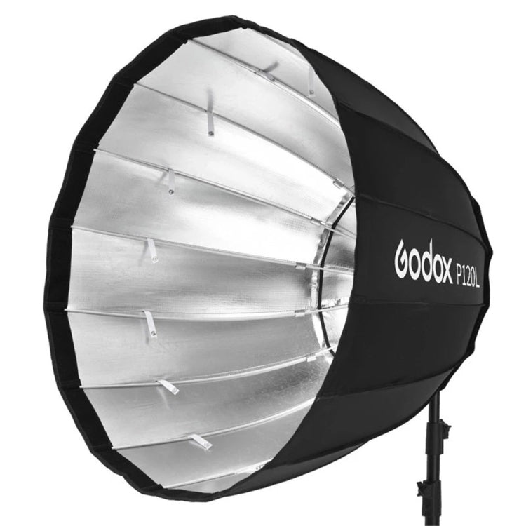 Godox P120L diámetro 120cm difusor reflector parabólico Softbox para Flash Speedlite de estudio Softbox, P120L