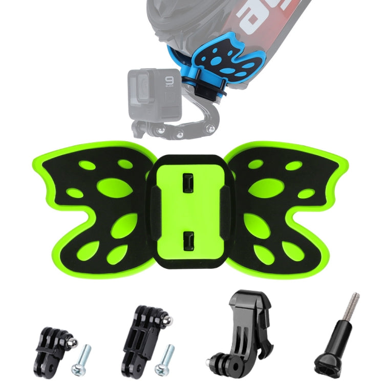 Adaptador de montaje para casco tipo mariposa con brazo pivotante de 3 vías, hebilla con gancho en J y tornillo largo para GoPro Hero11 Black / HERO10 Black /9 Black /8 Black /7/6/5/5 Session /4 Session /4/3+ /3/2 /1, DJI Osmo Action y otras cámaras de...