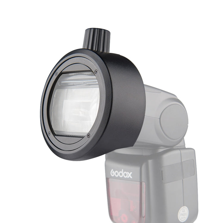 Godox S-R1 Flash Speedlite Adaptador de forma redonda para Godox TT685 / V860II / V350 / TT600, S-R1