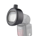 Godox S-R1 Flash Speedlite Adaptador de forma redonda para Godox TT685 / V860II / V350 / TT600, S-R1