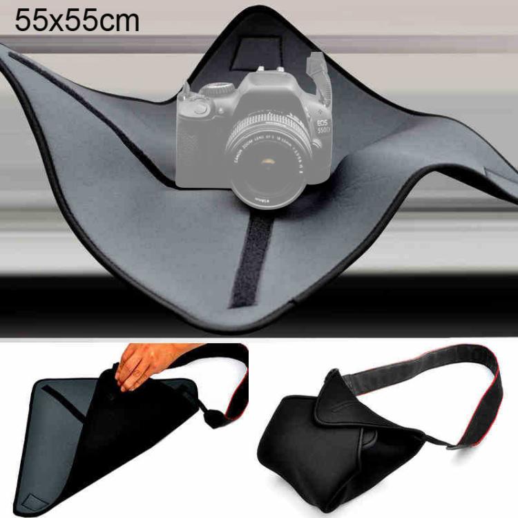 Bolsa de neopreno a prueba de golpes Manta mágica envolvente para lentes de cámara Canon / Nikon / Sony, tamaño: 55 x 55 cm, 55 x 55cm