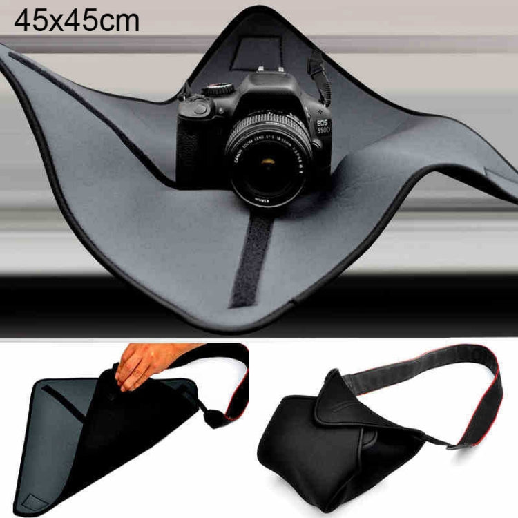 Bolsa de neopreno a prueba de golpes Manta mágica envolvente para lentes de cámara Canon / Nikon / Sony, tamaño: 45 x 45 cm, 45 x 45cm
