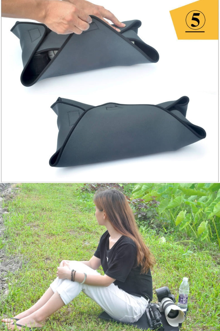 Bolsa de neopreno a prueba de golpes Manta mágica envolvente para lentes de cámara Canon / Nikon / Sony, tamaño: 35 x 35 cm, 35 x 35cm