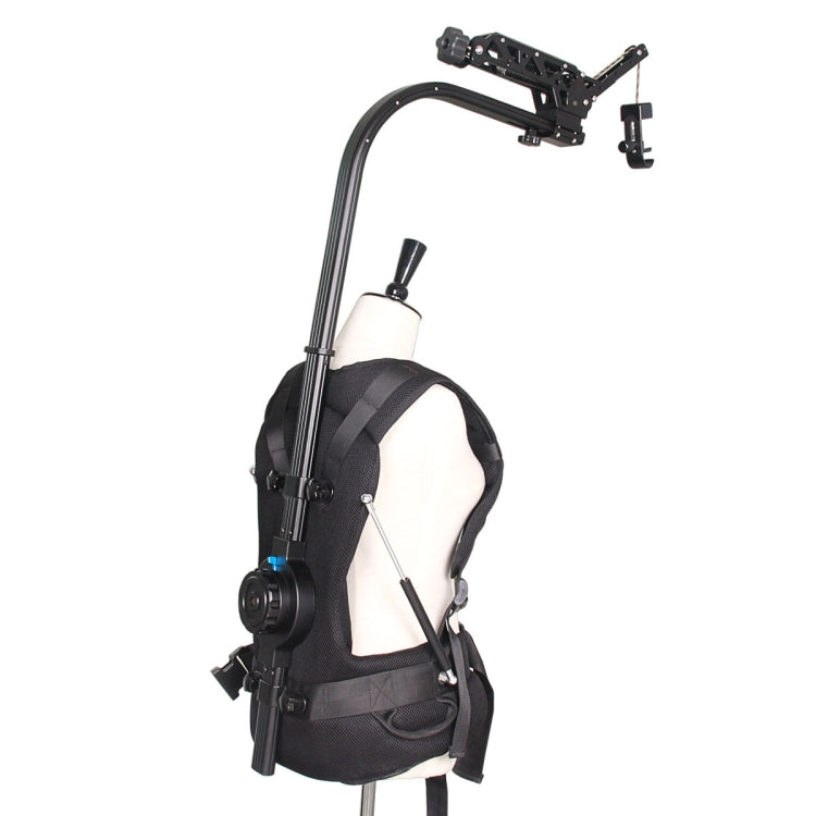 YELANGU B100 Sistema de soporte de cámara con chaleco estabilizador con cabezal amortiguador para cámaras DSLR y DV, carga: 8-18 kg, With Damping Head, Load: 8-18kg