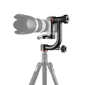 YELANGU A201 Cabezal de trípode con cardán horizontal de 360 grados para cámaras DV y SLR, A201
