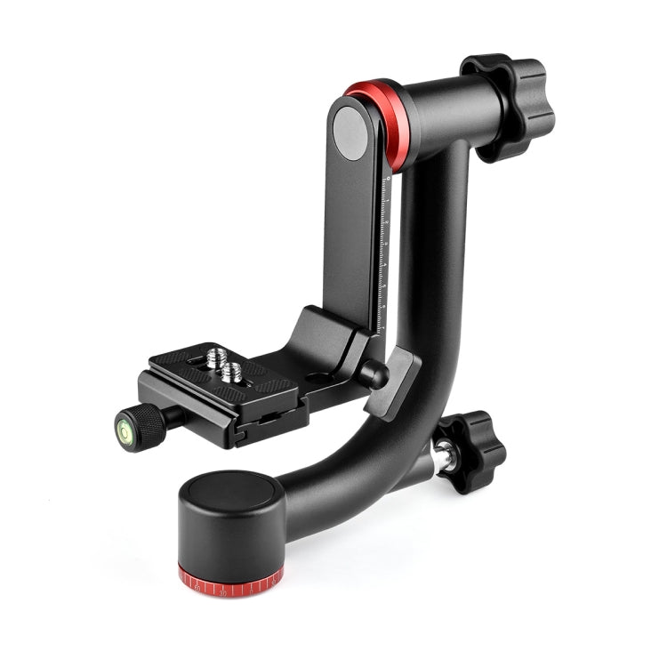 YELANGU A201 Cabezal de trípode con cardán horizontal de 360 grados para cámaras DV y SLR, A201