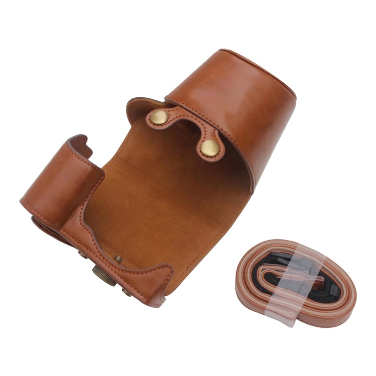 Funda de cuero PU para cámara de cuerpo completo para Sony ZV-E10, For Sony ZV-E10