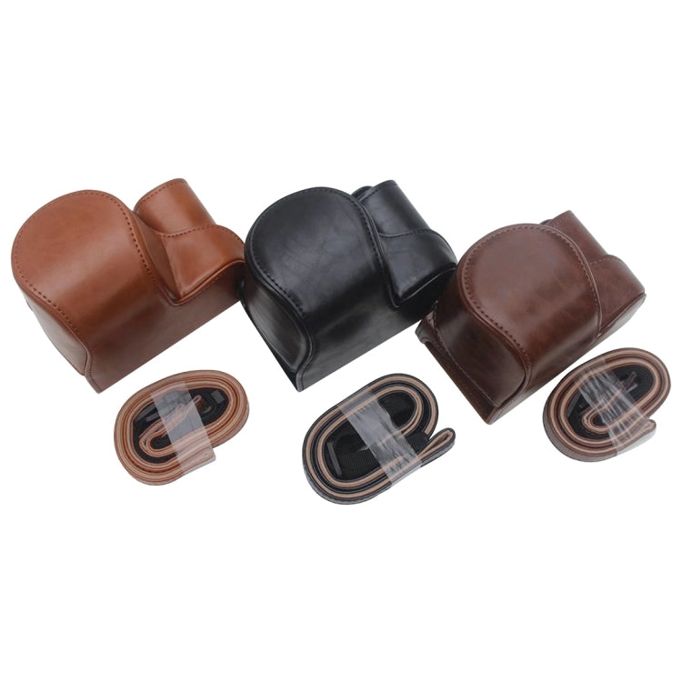 Funda de cuero PU para cámara de cuerpo completo para Sony ZV-E10, For Sony ZV-E10