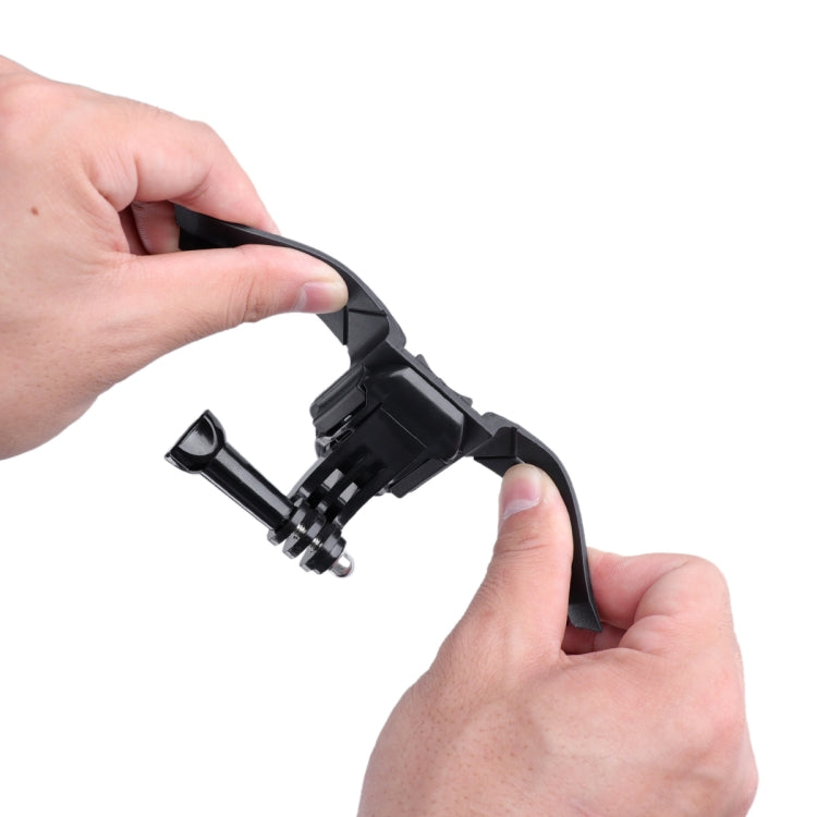 Soporte para casco con hebilla en forma de J para GoPro Hero11 Black / HERO10 Black /9 Black /8 Black /7/6/5/5 Session /4 Session /4/3+ /3/2/1, DJI Osmo Action y otras accionesCámaras, Helmet Mount
