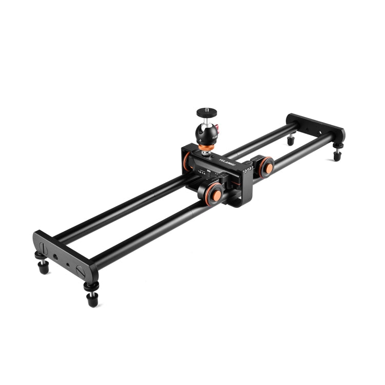 YELANGU L4X-60ET Riel deslizante de empalme de 60 cm + hebilla de riel de carro con rótula para cámaras SLR/cámaras de vídeo, L4X-60ET 60cm