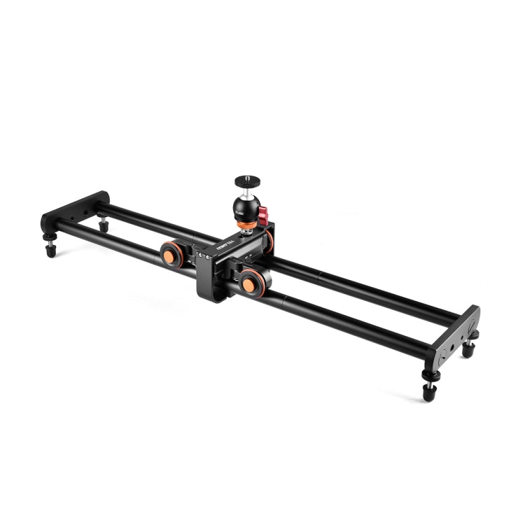 YELANGU L4X-60ET Riel deslizante de empalme de 60 cm + hebilla de riel de carro con rótula para cámaras SLR/cámaras de vídeo, L4X-60ET 60cm