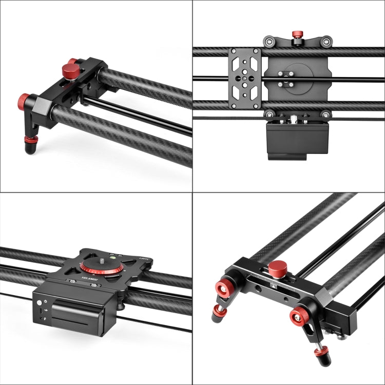 YELANGU L60TC Riel deslizante eléctrico de 60 cm con control remoto de 2,4 GHz para cámaras SLR/cámaras de vídeo, L60TC 60cm