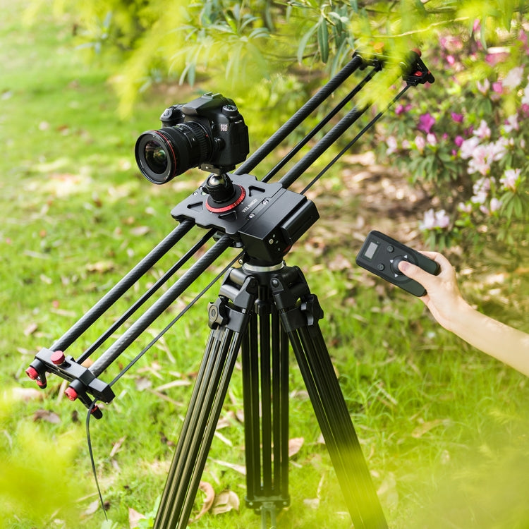 YELANGU L60TC Riel deslizante eléctrico de 60 cm con control remoto de 2,4 GHz para cámaras SLR/cámaras de vídeo, L60TC 60cm