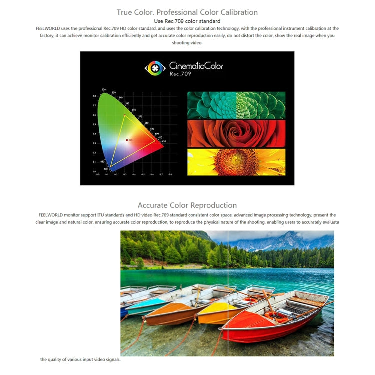 FEELWORLD LUT5 5,5 pulgadas Ultra alto brillo 3000nit pantalla táctil cámara DSLR Monitor de campo, LUT5