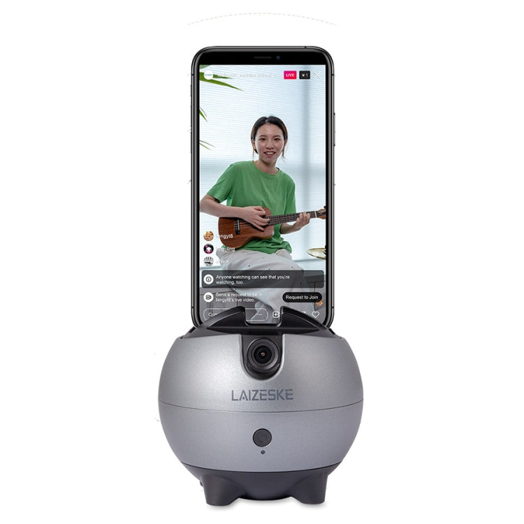 LAIZESKE LA8 Robot inteligente camarógrafo soporte para teléfono con seguimiento automático de 360 grados, LA8