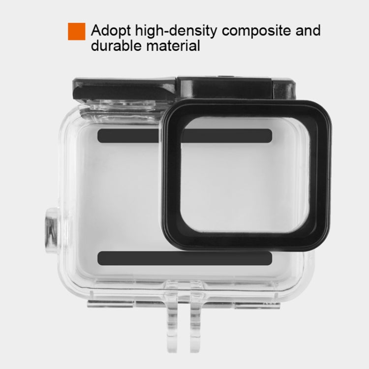 Funda protectora resistente al agua de 45 m + cubierta trasera de pantalla táctil para GoPro NEW HERO /HERO6 /5, con hebilla y tornillo de montaje básico, sin necesidad de quitar la lente, Touch Screen (Transparent), Touch Screen (Black)