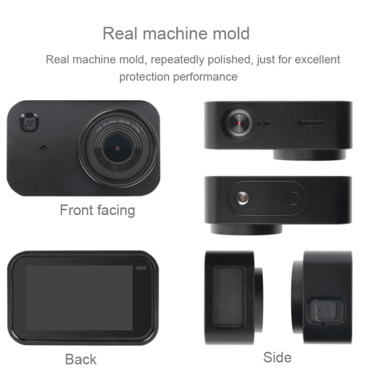 Carcasa protectora de aleación de aluminio con lente de filtro de 37mm, tapa de lente y tornillo para cámara pequeña Xiaomi Mijia